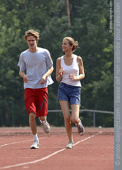 course  pieds